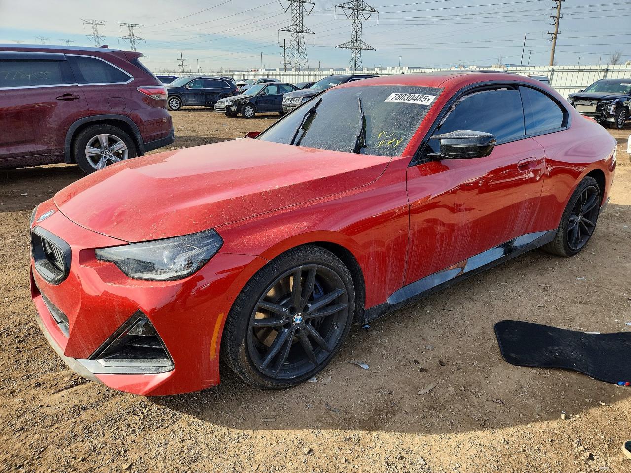 2022 BMW 2 Series M240i xDrive, VIN 3MW53CM03N8C16315 — Side