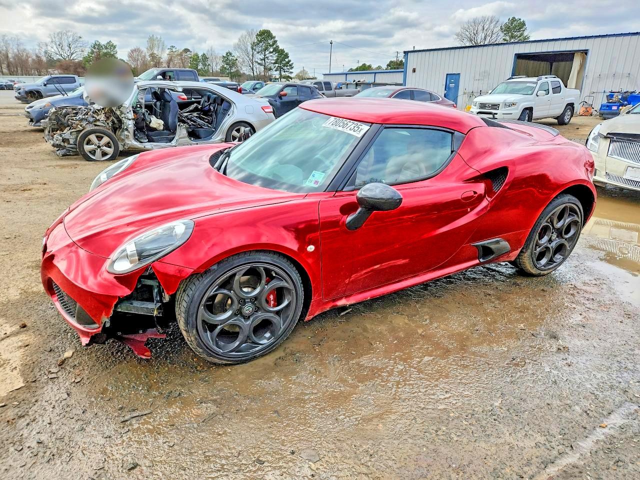2018 Alfa Romeo 4C, VIN ZARBAAA46JM268242 — Rear end