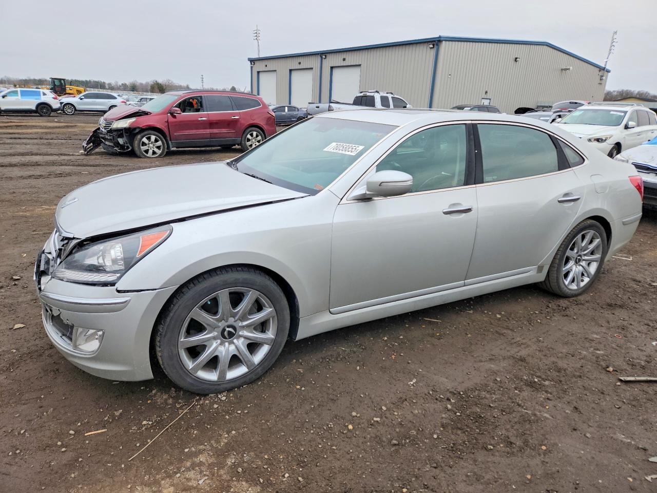 2012 Hyundai Equus Signature, VIN KMHGH4JHXCU046091 — Front end