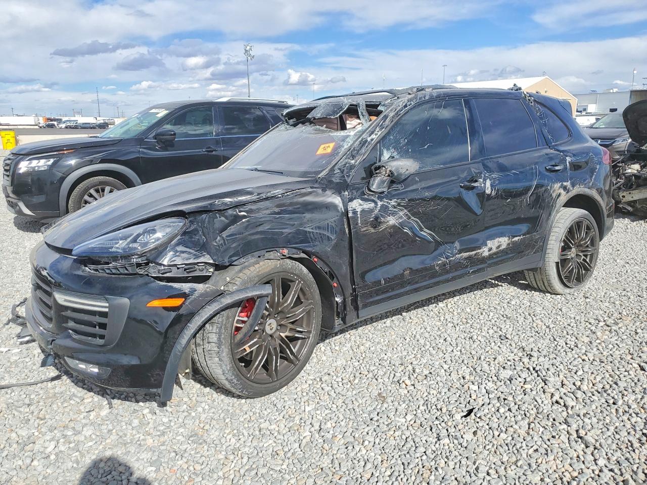 2015 Porsche Cayenne Turbo, VIN WP1AC2A29FLA82338 — Rollover