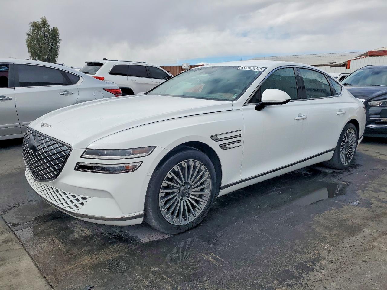 2023 Genesis G80, VIN KMTGE4S10PU004213 — Undercarriage