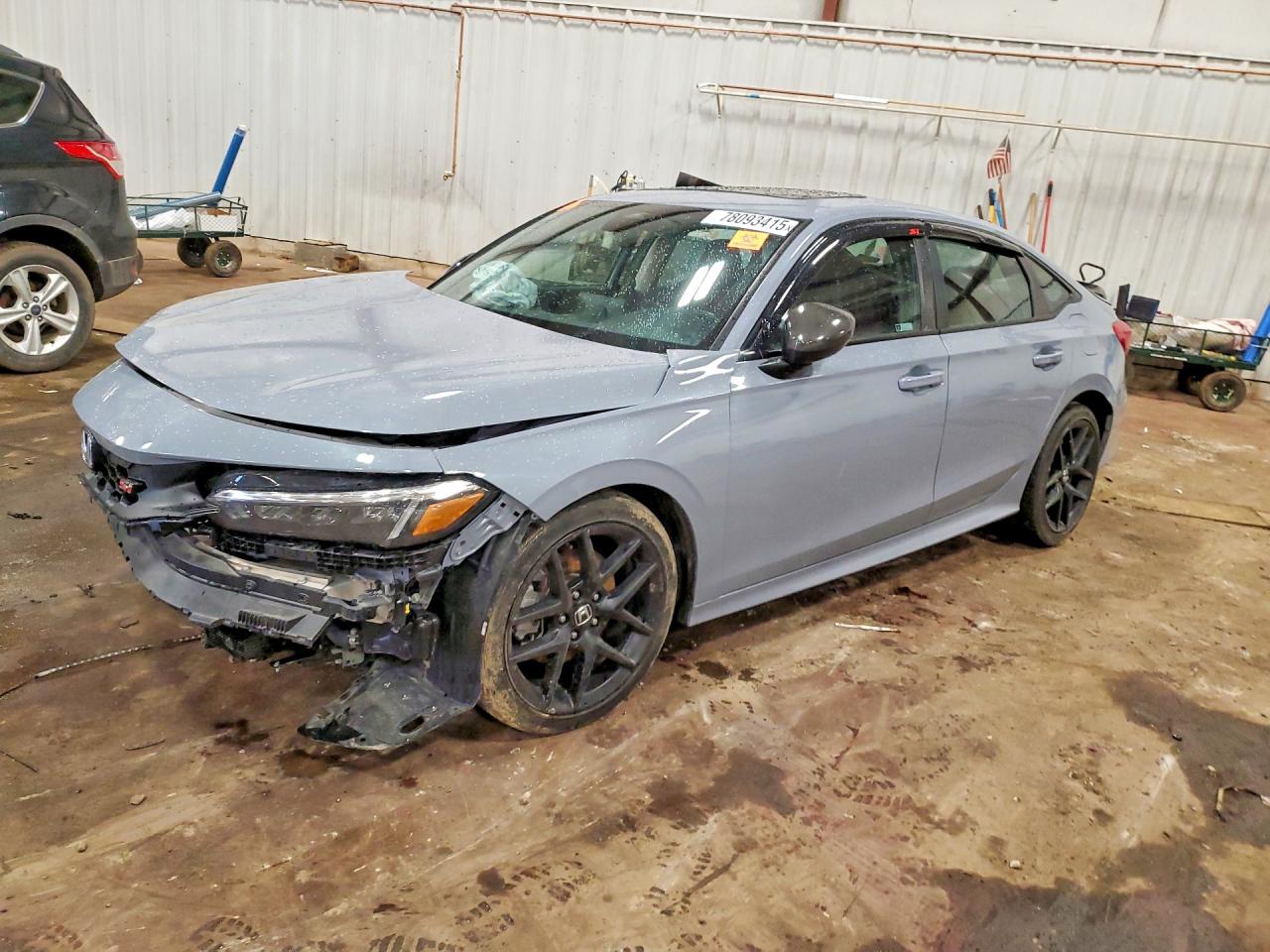 2022 Honda Civic Si, VIN 2HGFE1E58NH474269 — Undercarriage