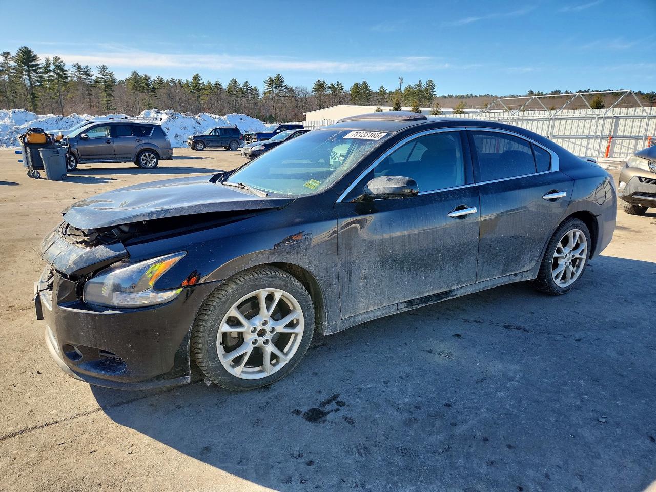 2012 Nissan Maxima S, VIN 1N4AA5AP2CC814461 — Перед