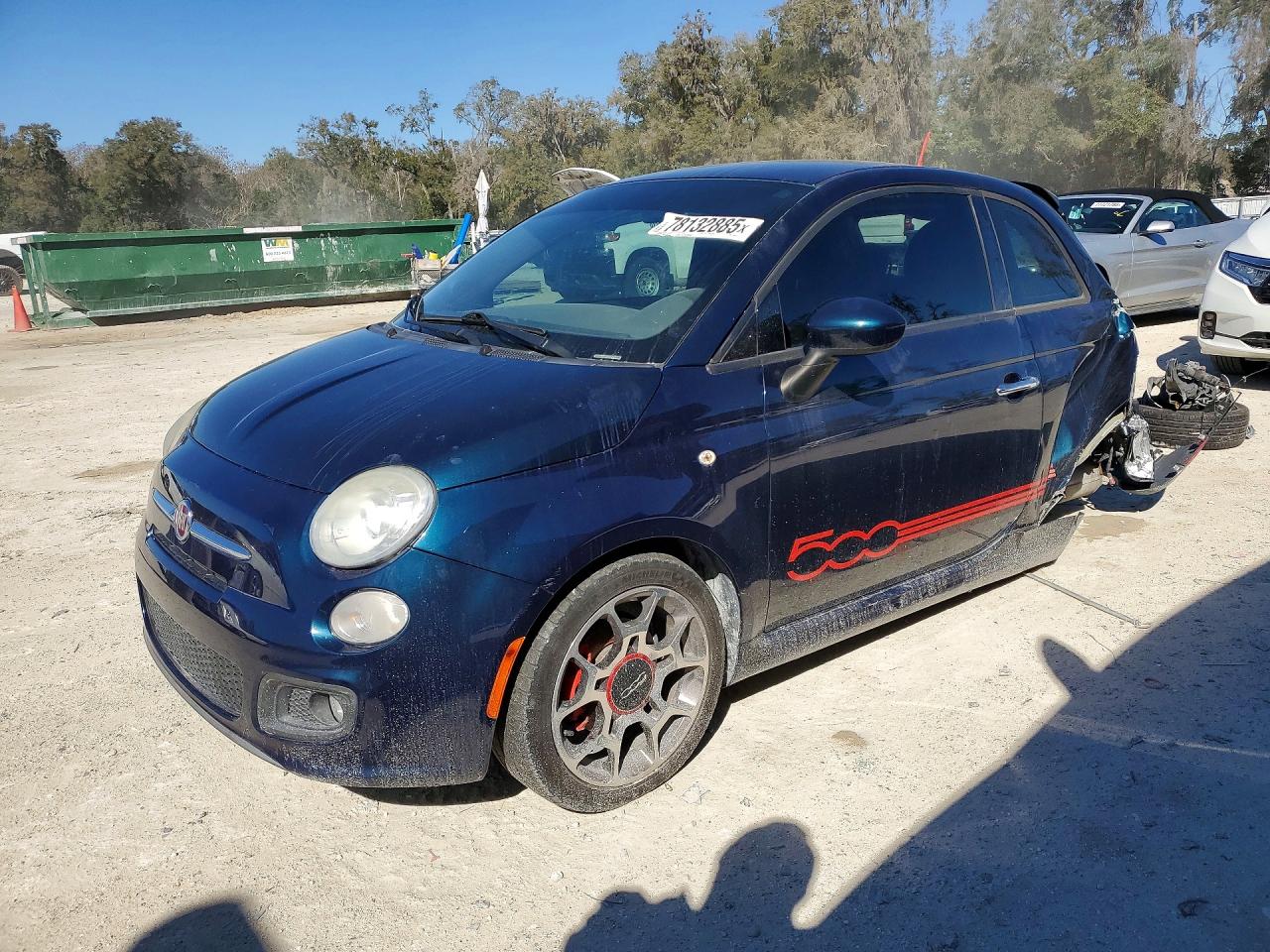 2014 FIAT 500 Sport, VIN 3C3CFFBR3ET200315 — Rear end