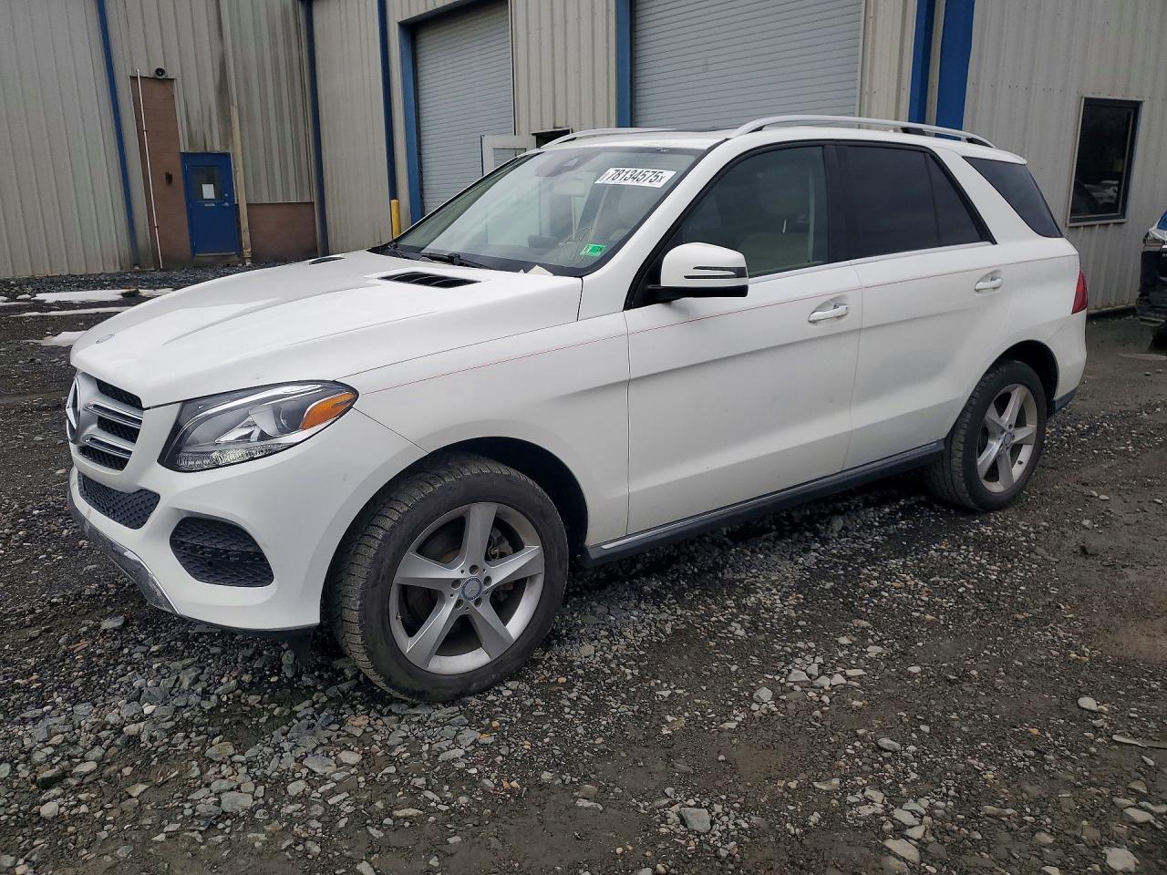 2017 Mercedes-Benz GLE 350, VIN 4JGDA5HB6HA872671 — Minor dents and scratches
