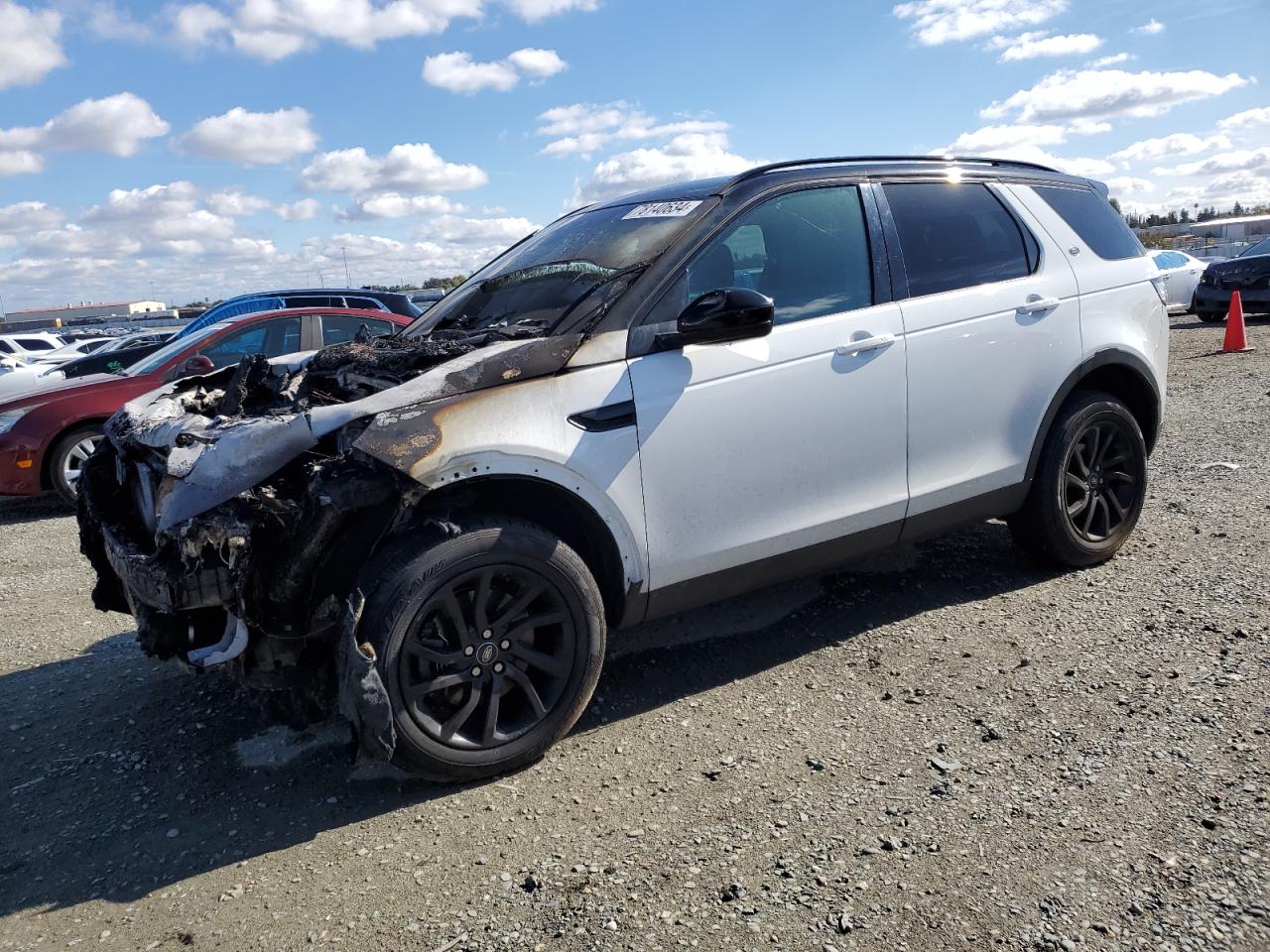 2016 Land Rover Discovery Sport SE, VIN SALCP2BG5GH562334 — Engine fire