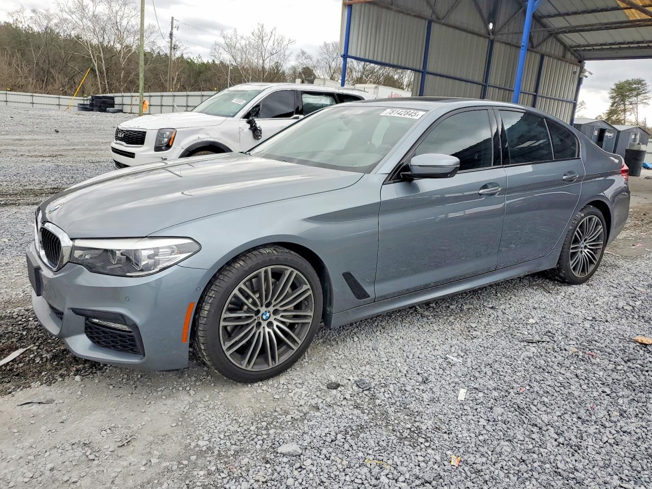 2018 BMW 5 Series 530i xDrive, VIN WBAJA7C51JWC76185 — Undercarriage