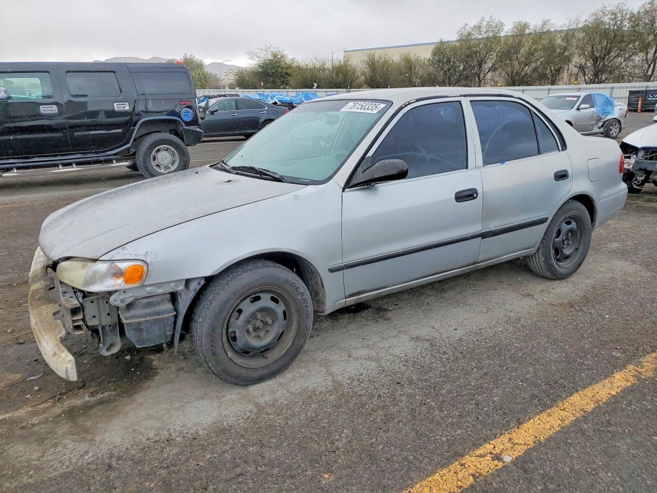 1999 Chevrolet Prizm, VIN 1Y1SK5282XZ440743 — Front end