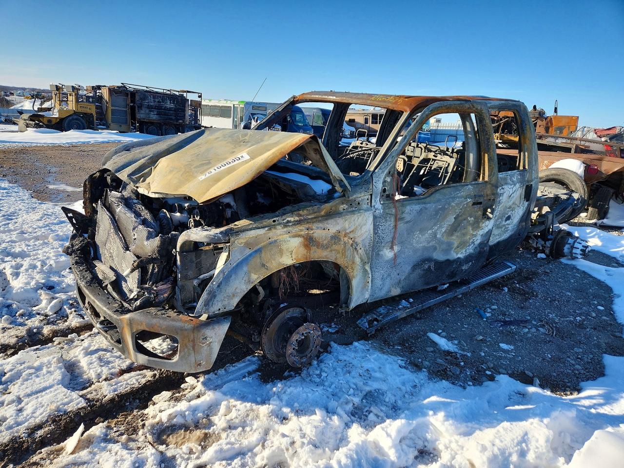 2016 Ford F-450 XLT, VIN 1FT8W4DT7GEA02211 — Burn