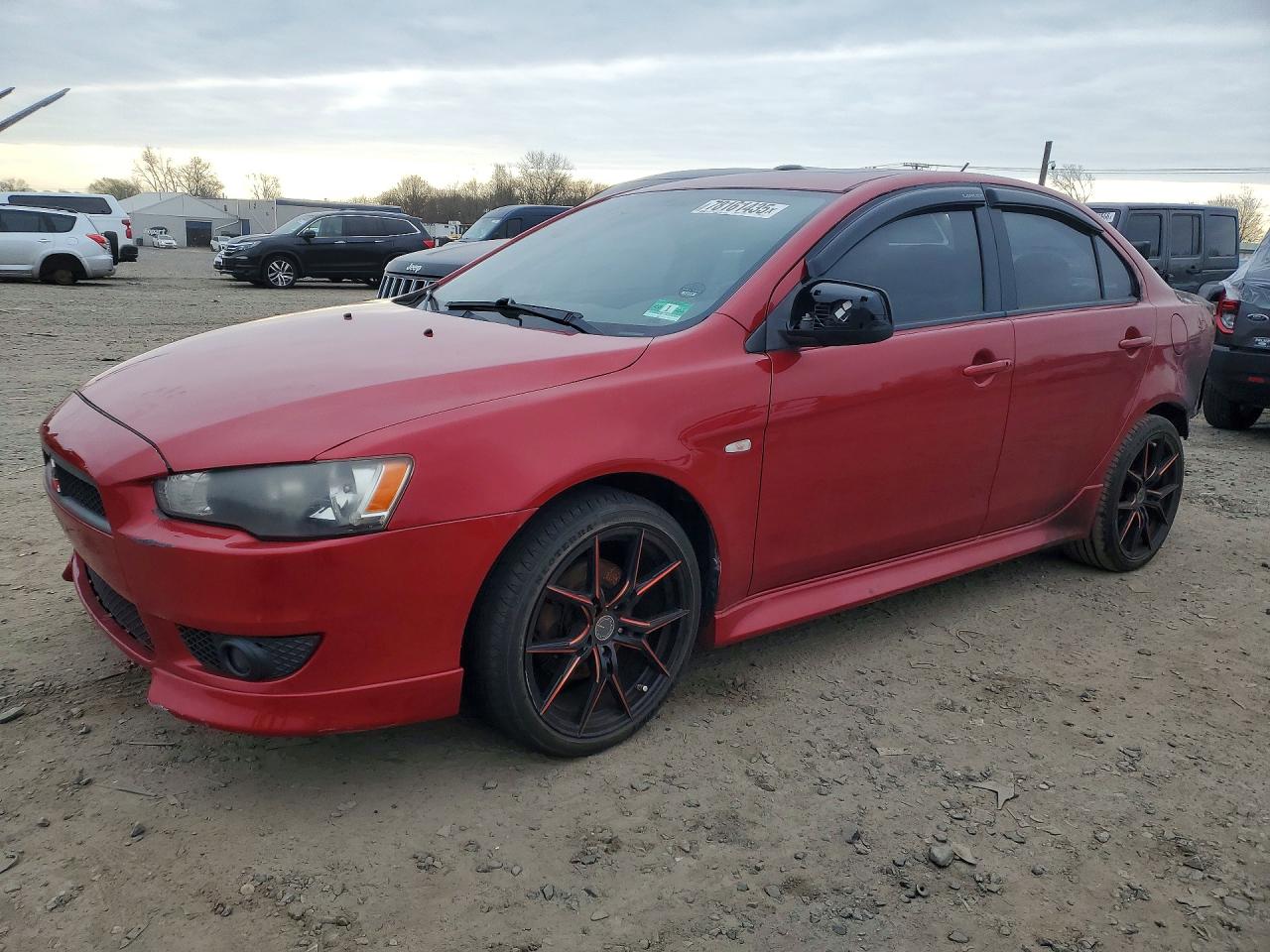 2010 Mitsubishi Lancer GTS, VIN JA32U8FW5AU013231 — Vandalism