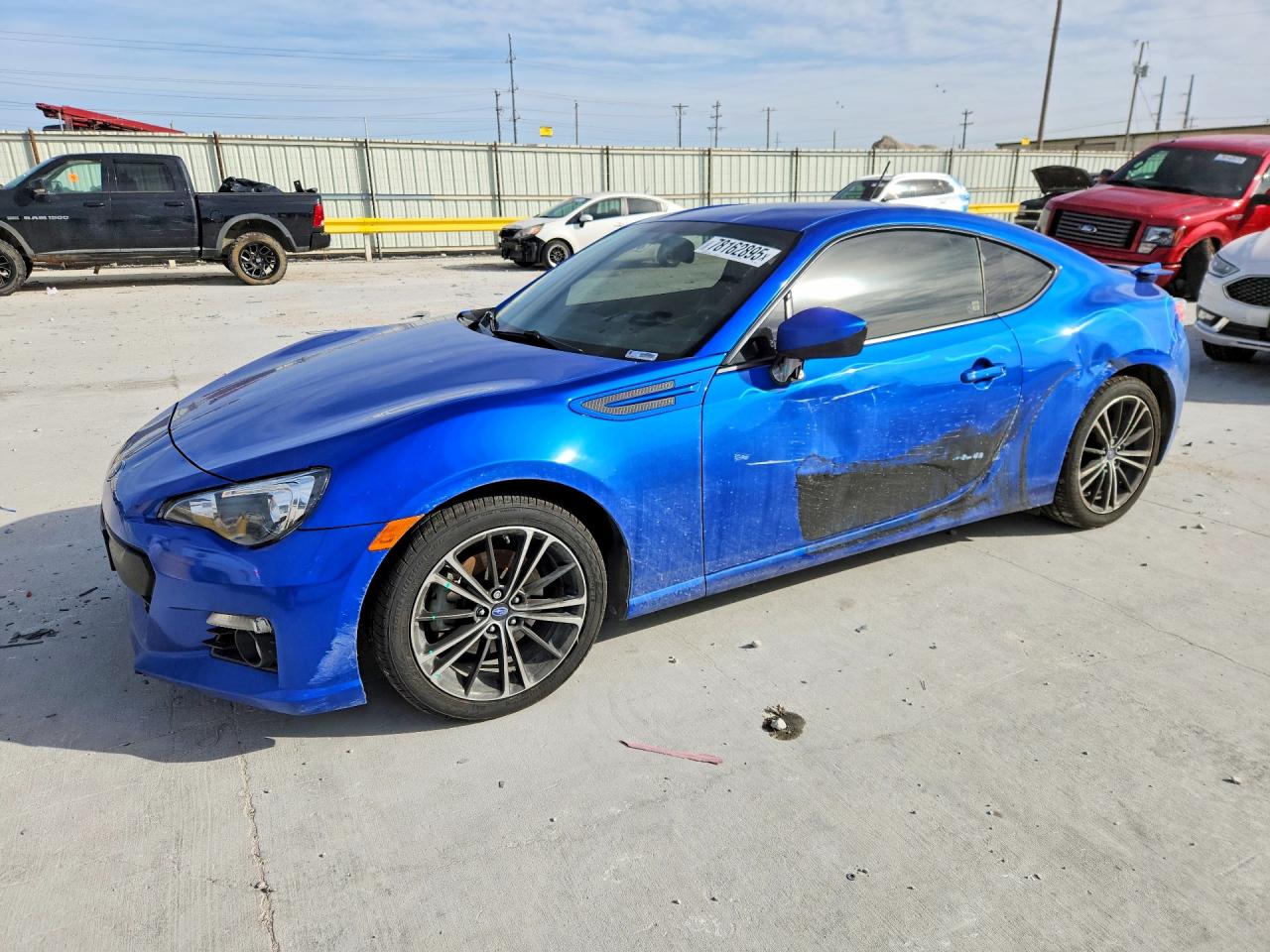 2014 Subaru BRZ Limited, VIN JF1ZCAC15E9604659 — Side