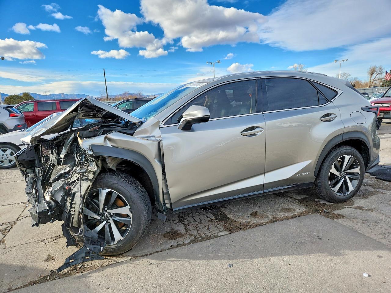 2018 Lexus NX 300h, VIN JTJBJRBZ4J2088611 — Front end