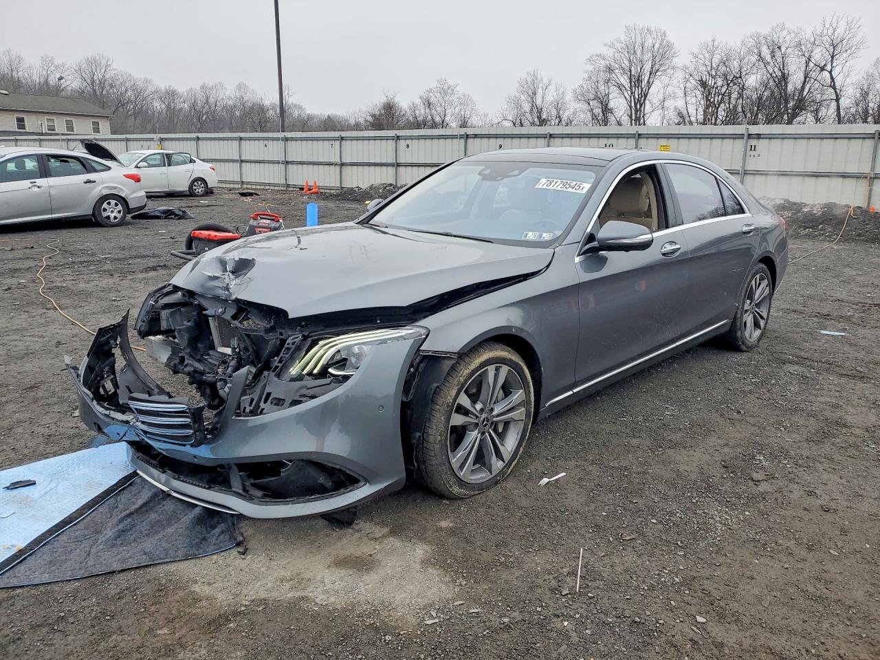 2019 Mercedes-Benz S 560, VIN WDDUG8GB9KA480545 — Front end