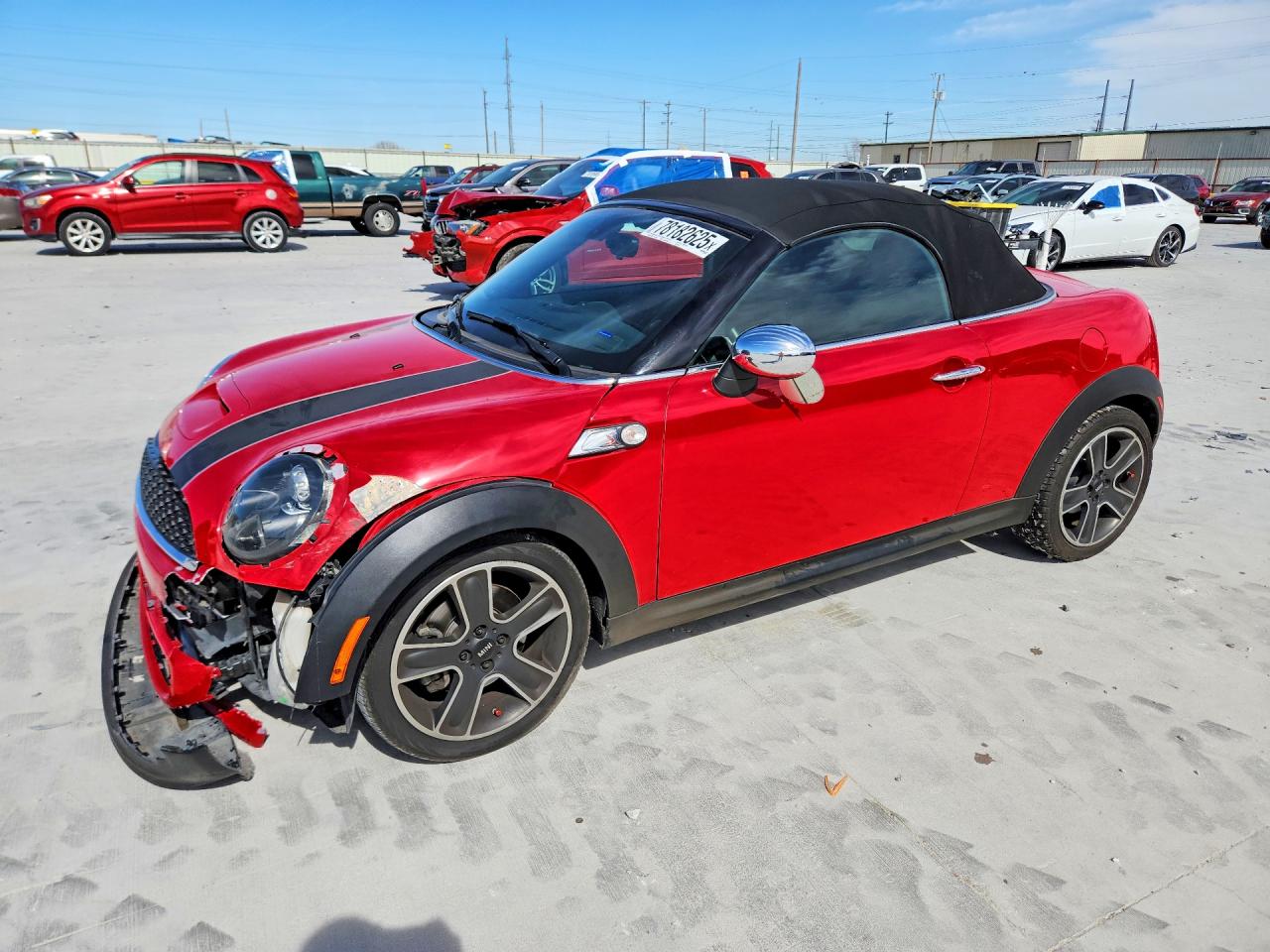 2013 MINI Roadster S, VIN WMWSY3C51DT566177 — Front end