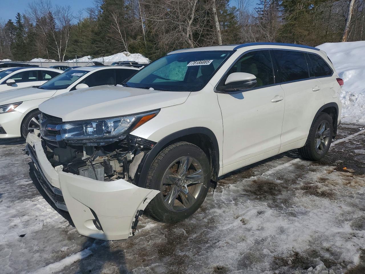 2018 Toyota Highlander Limited Platinum, VIN 5TDDZRFH5JS804320 — Front end