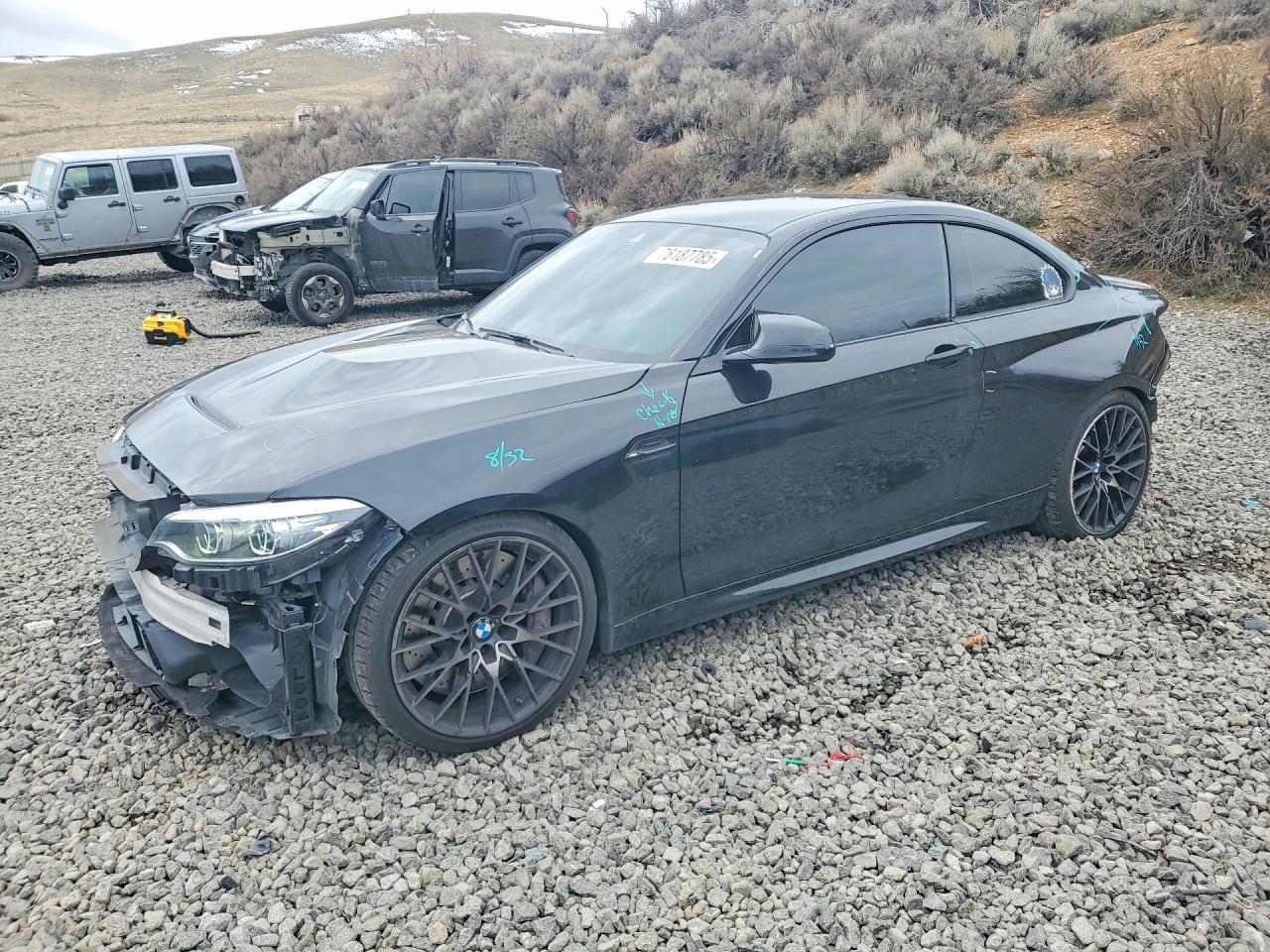 2020 BMW M2 Competition, VIN WBS2U7C01L7E35909 — Перед