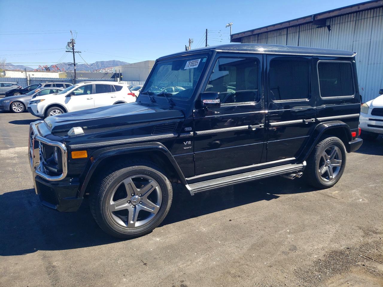 2002 Mercedes-Benz G 500, VIN WDCYR49EX2X128748 — Vandalism