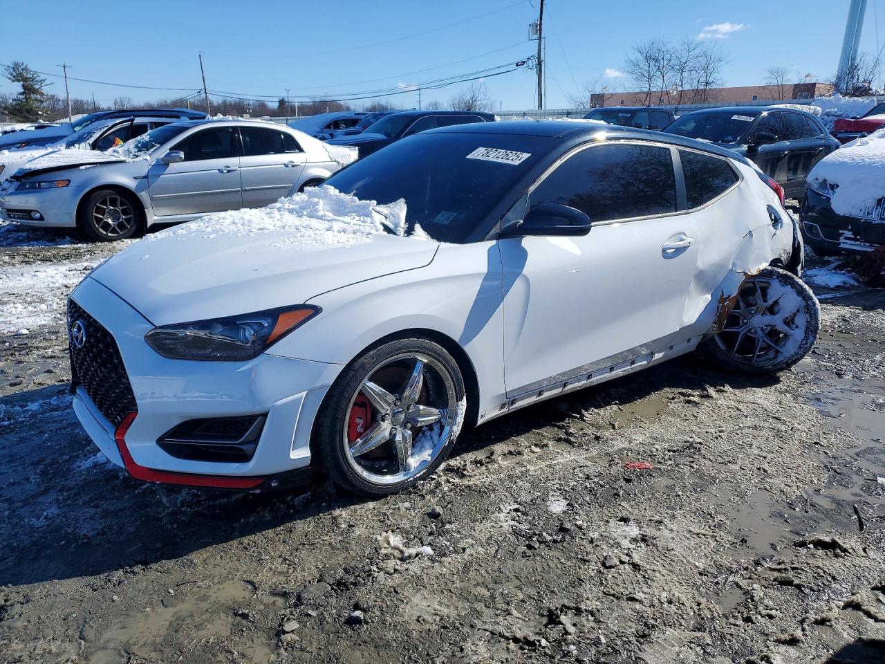 2021 Hyundai Veloster, VIN KMHT36AH6MU010389 — Auction photo