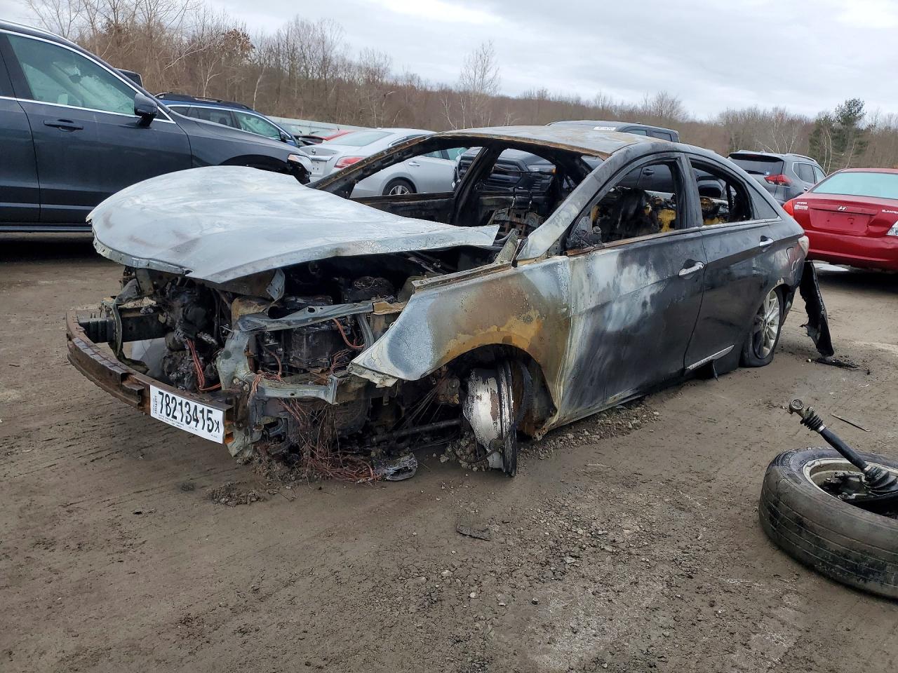 2012 Hyundai Sonata Hybrid, VIN KMHEC4A45CA041448 — Burn
