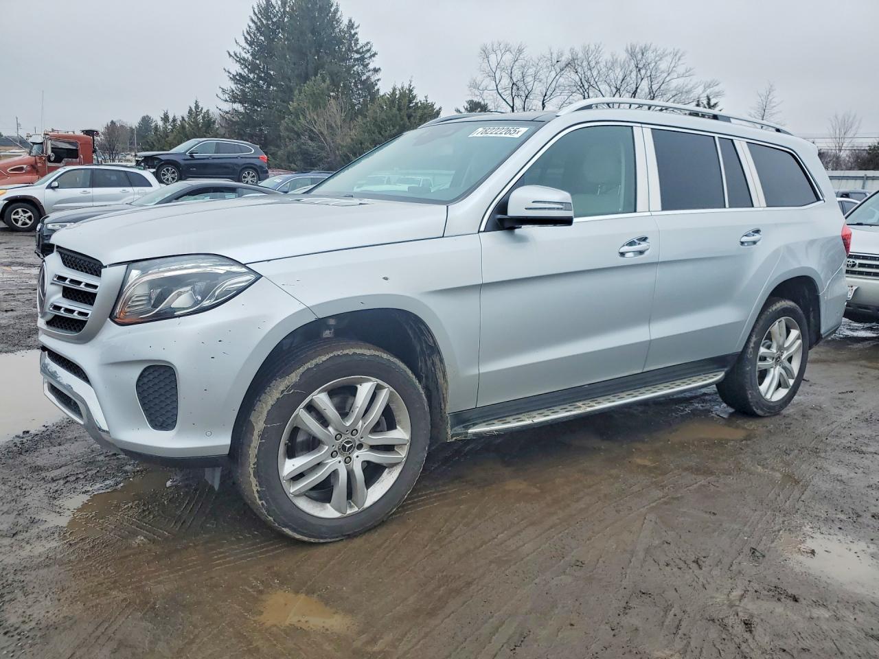 2019 Mercedes-Benz GLS 450, VIN 4JGDF6EEXKB228145 — Hail