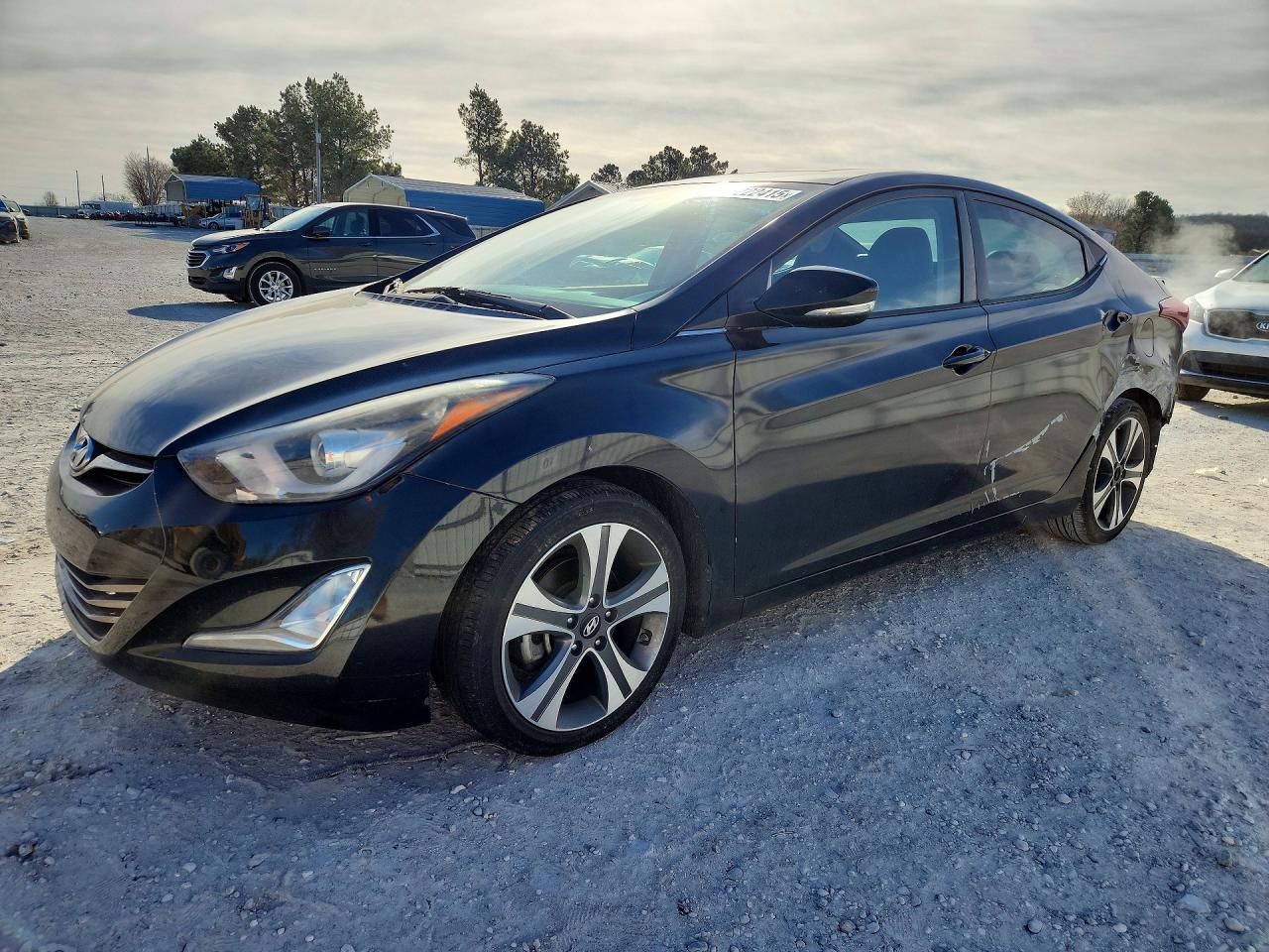 2015 Hyundai Elantra Sport, VIN KMHDH4AH8FU342654 — Rear end