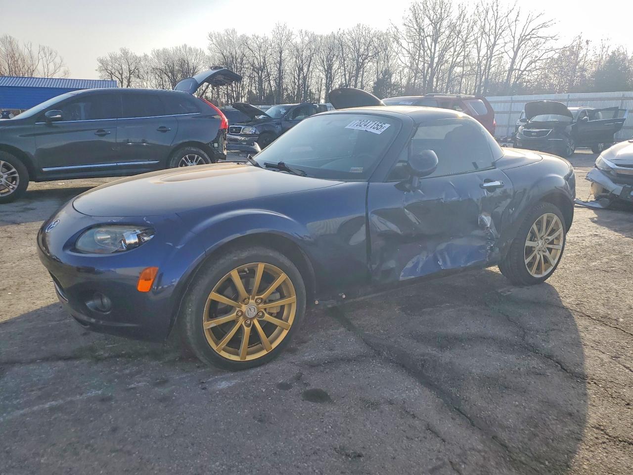 2008 Mazda MX-5 Miata Grand Touring, VIN JM1NC26FX80149872 — Side