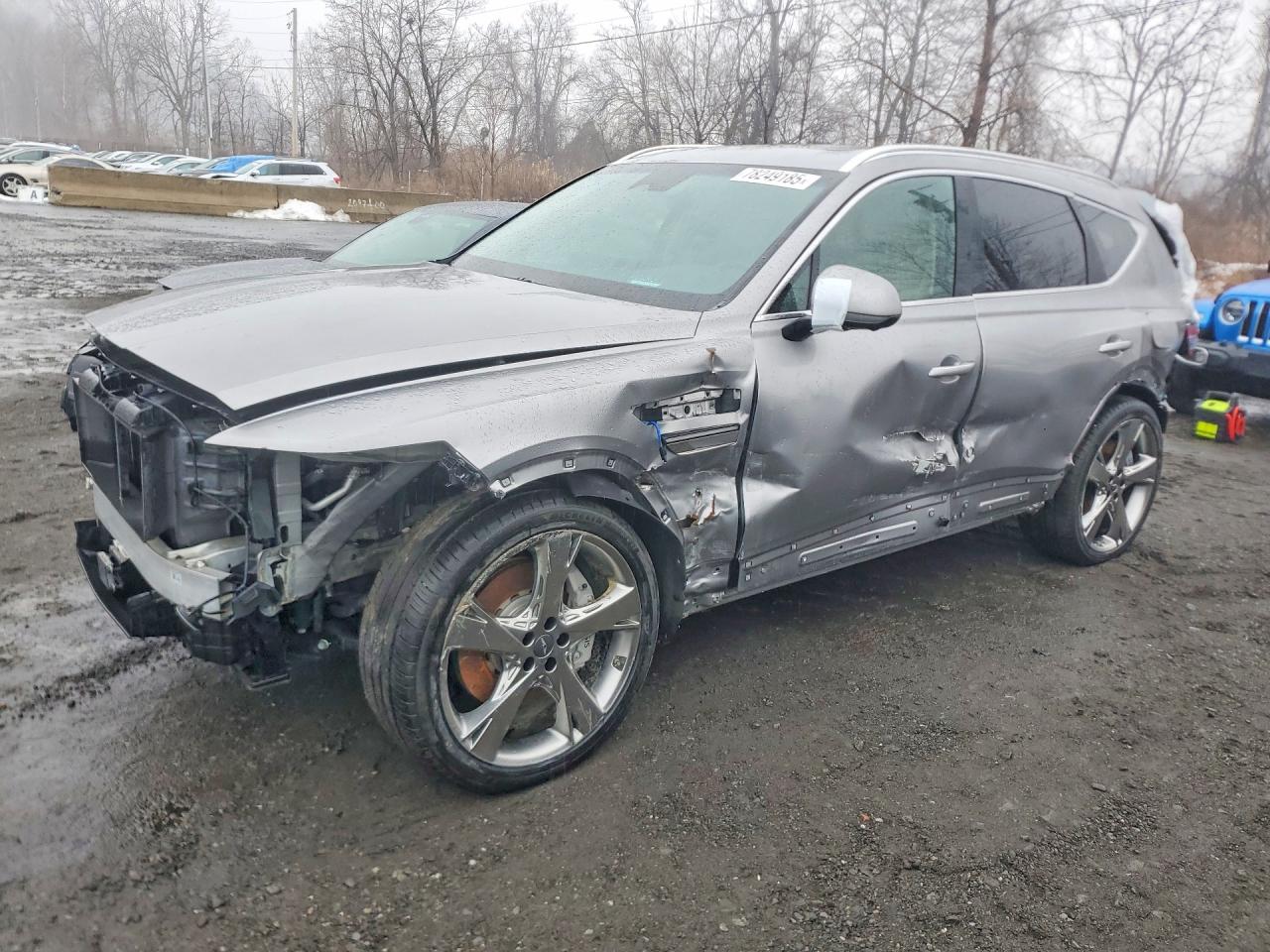 2023 Genesis GV80, VIN KMUHCESC0PU122548 — Rear end