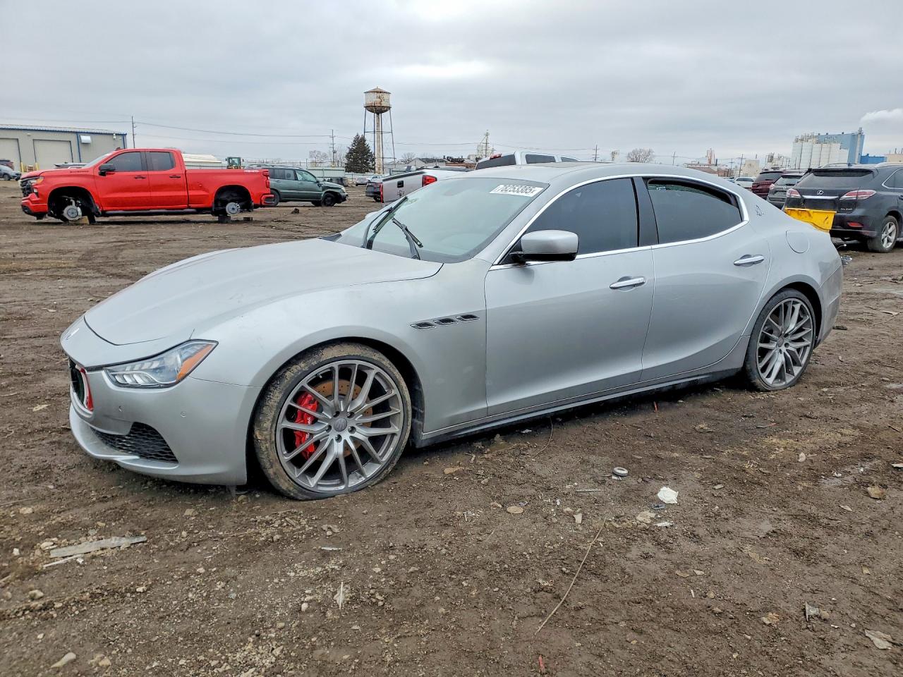 2014 Maserati Ghibli S Q4, VIN ZAM57RTA3E1096410 — Vandalism