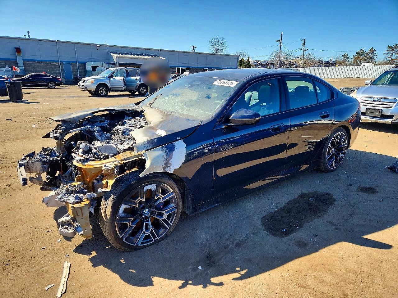 2025 BMW i5 xDrive40, VIN WBY13HG09SCS99424 — Burn