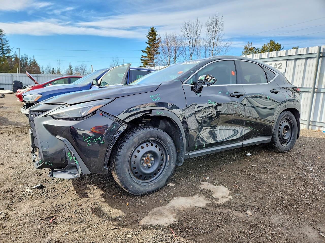 2022 Lexus NX 250, VIN 2T2ADCEZ4NC001274 — Front end