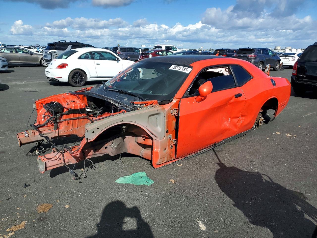 2017 Dodge Challenger SRT Hellcat, VIN 2C3CDZC99HH500427 — Vandalism
