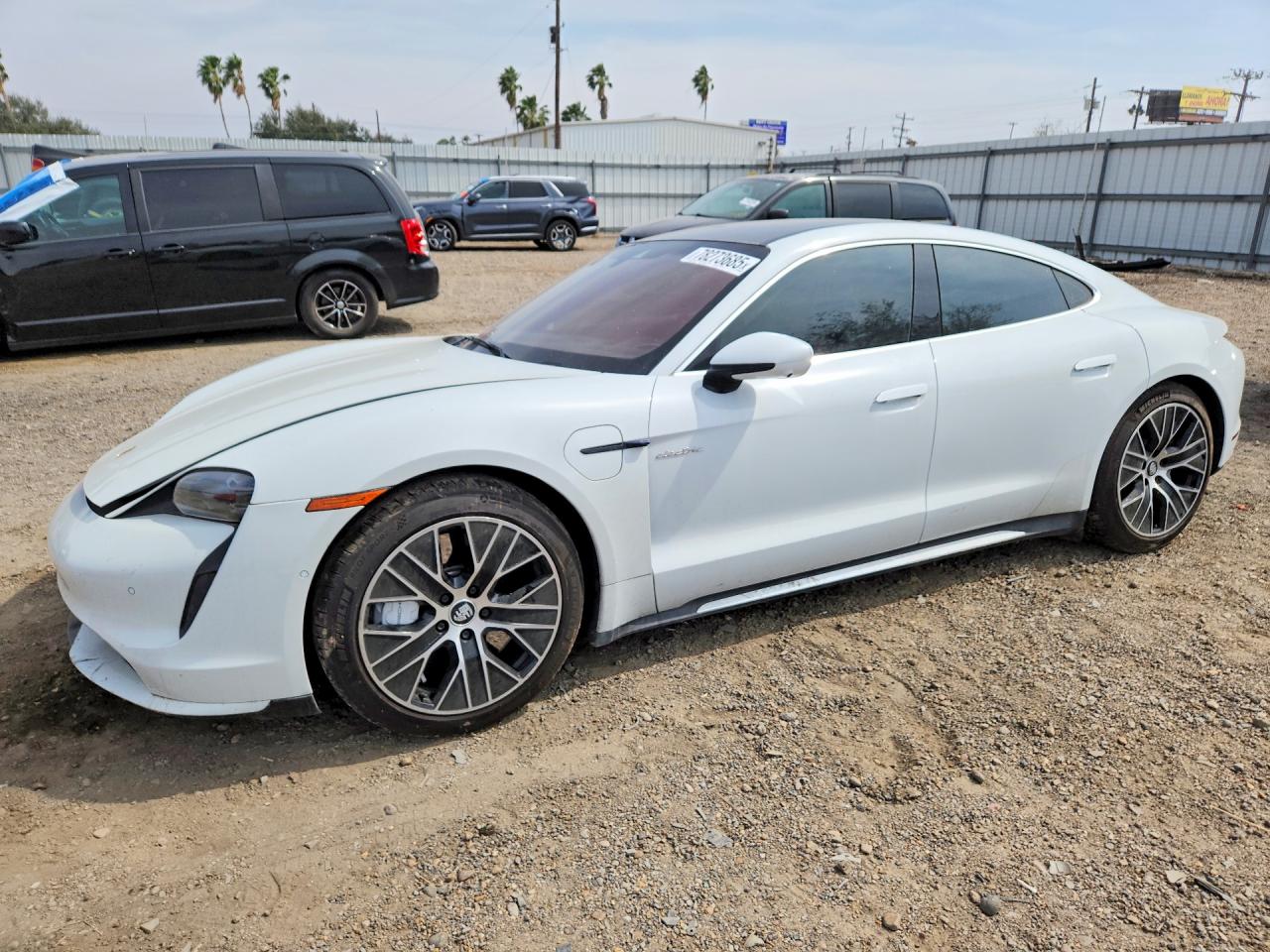 2020 Porsche Taycan Turbo, VIN WP0AC2Y12LSA71555 — Front end