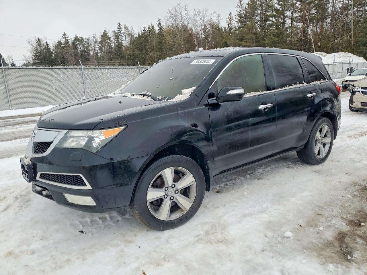 2012 Acura MDX, VIN 2HNYD2H27CH003562 — Interior fire