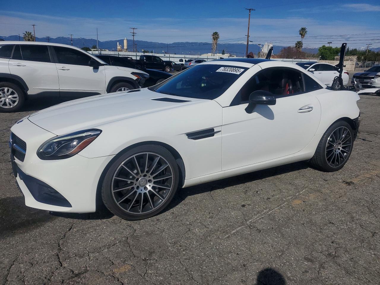 2017 Mercedes-Benz SLC 300, VIN WDDPK3JA0HF135530 — Rear end