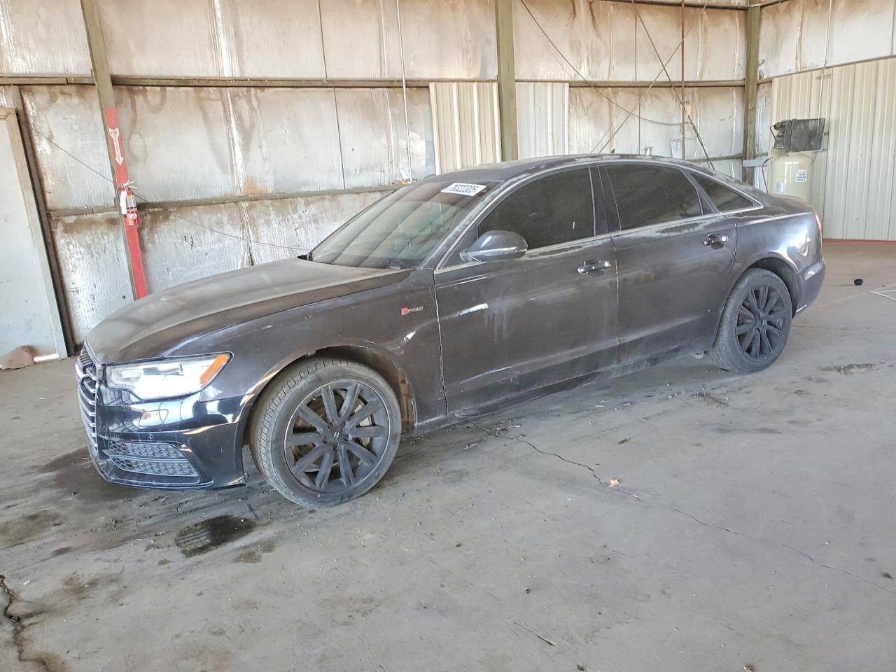 2013 Audi A6 Premium Plus, VIN WAUGGAFCXDN046636 — Partial repair