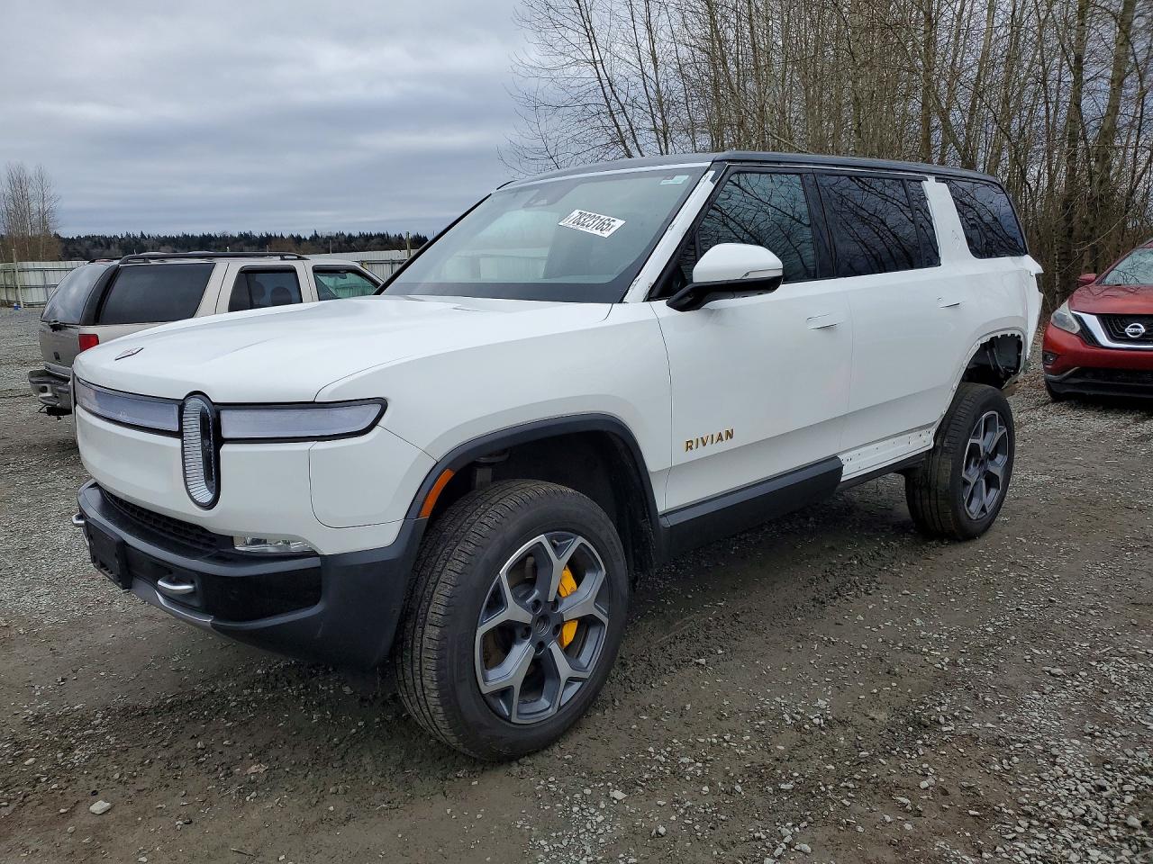 2022 Rivian R1S Launch Edition, VIN 7PDSGABL6NN002422 — Rear end