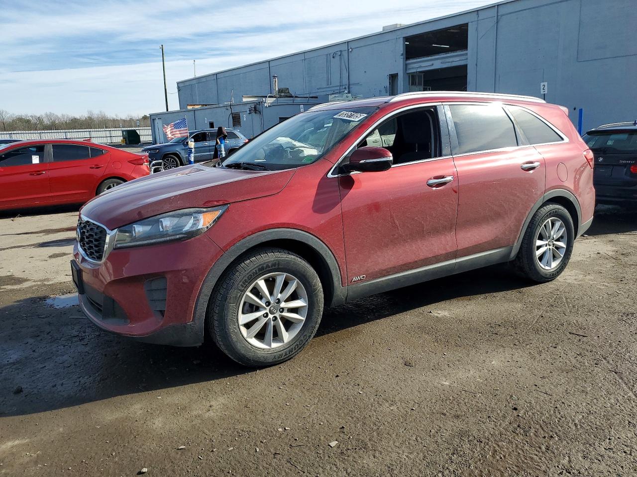 2019 Kia Sorento LX, VIN 5XYPGDA38KG541160 — Minor dents and scratches