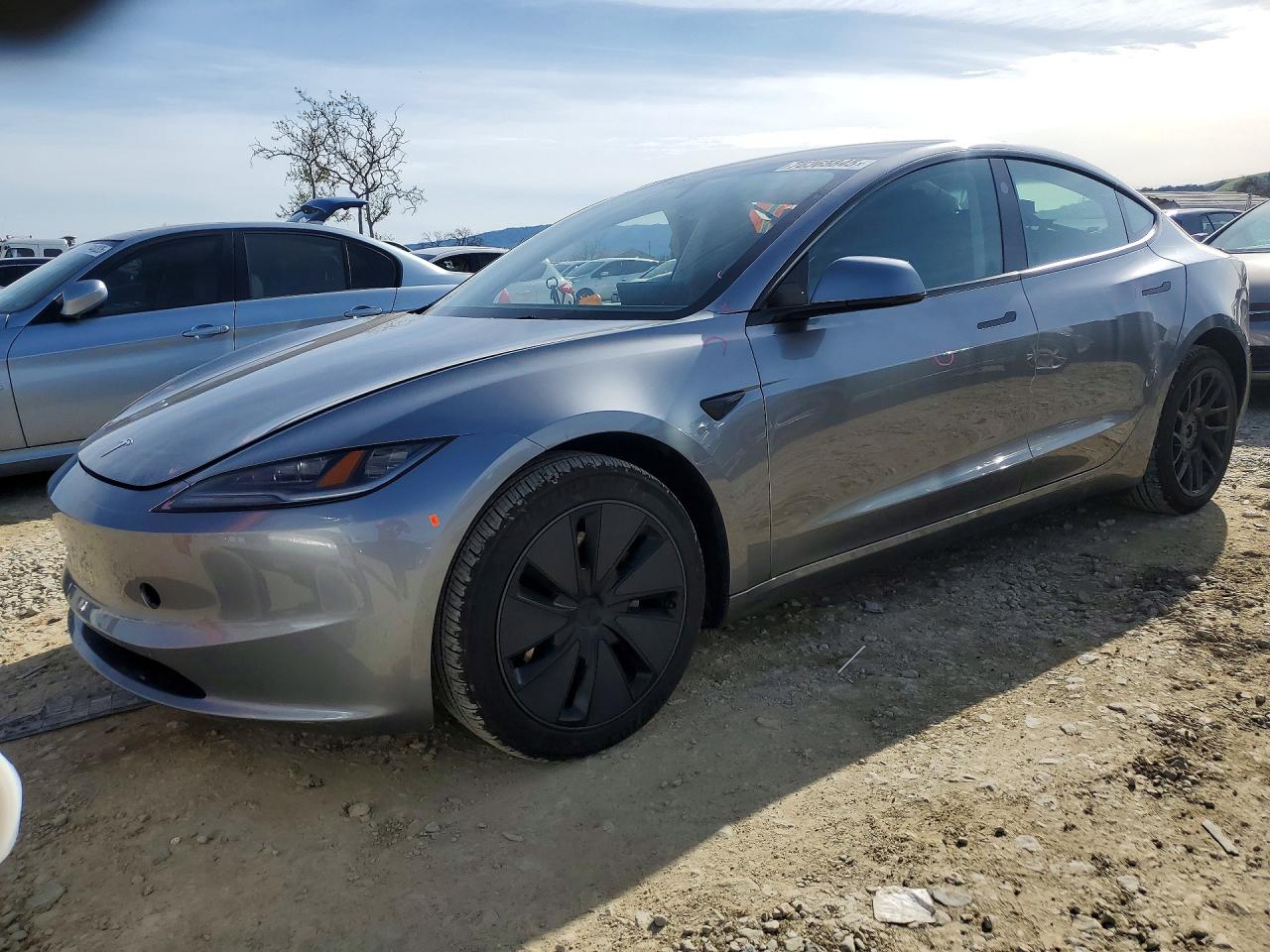 2025 Tesla Model 3 Long Range, VIN 5YJ3E1EA8SF952187 — Side