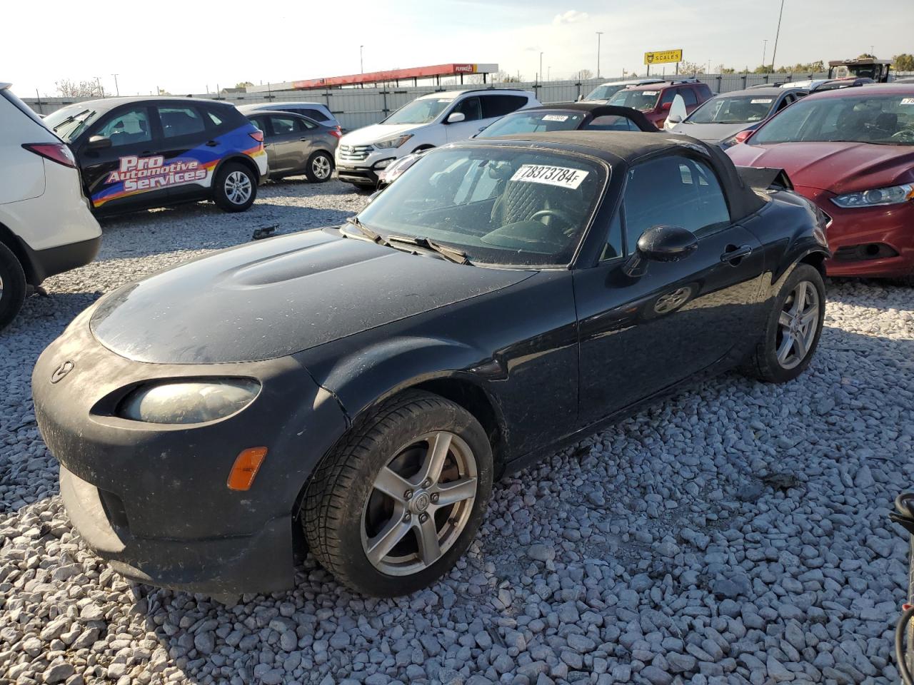 2008 Mazda MX-5 Miata Touring, VIN JM1NC25FX80141403 — Rear end