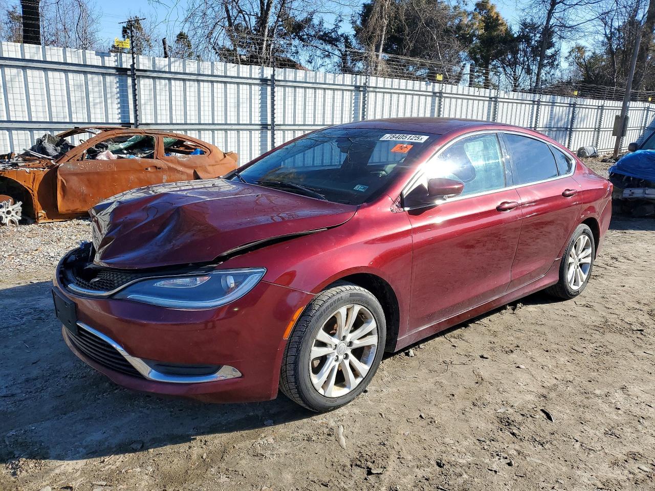 2015 Chrysler 200 Limited, VIN 1C3CCCAB3FN539427 — Front end