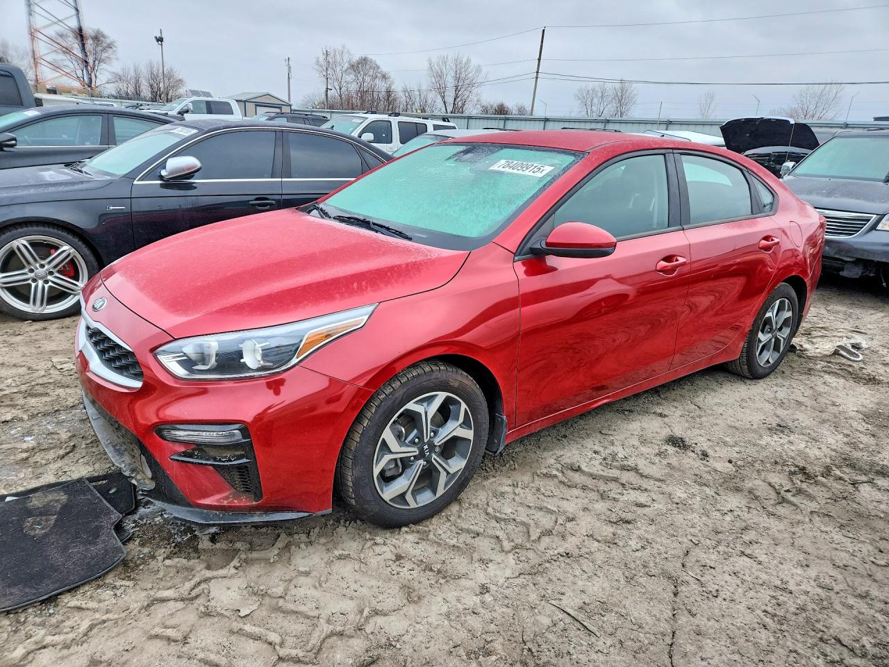 2021 Kia Forte LXS, VIN 3KPF24AD5ME297180 — Stripped