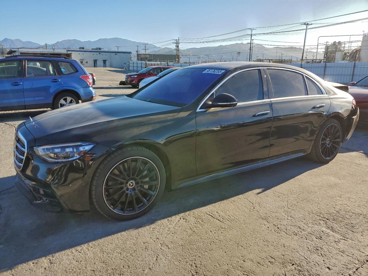 2022 Mercedes-Benz S 500, VIN W1K6G6DB3NA166217 — Rear end