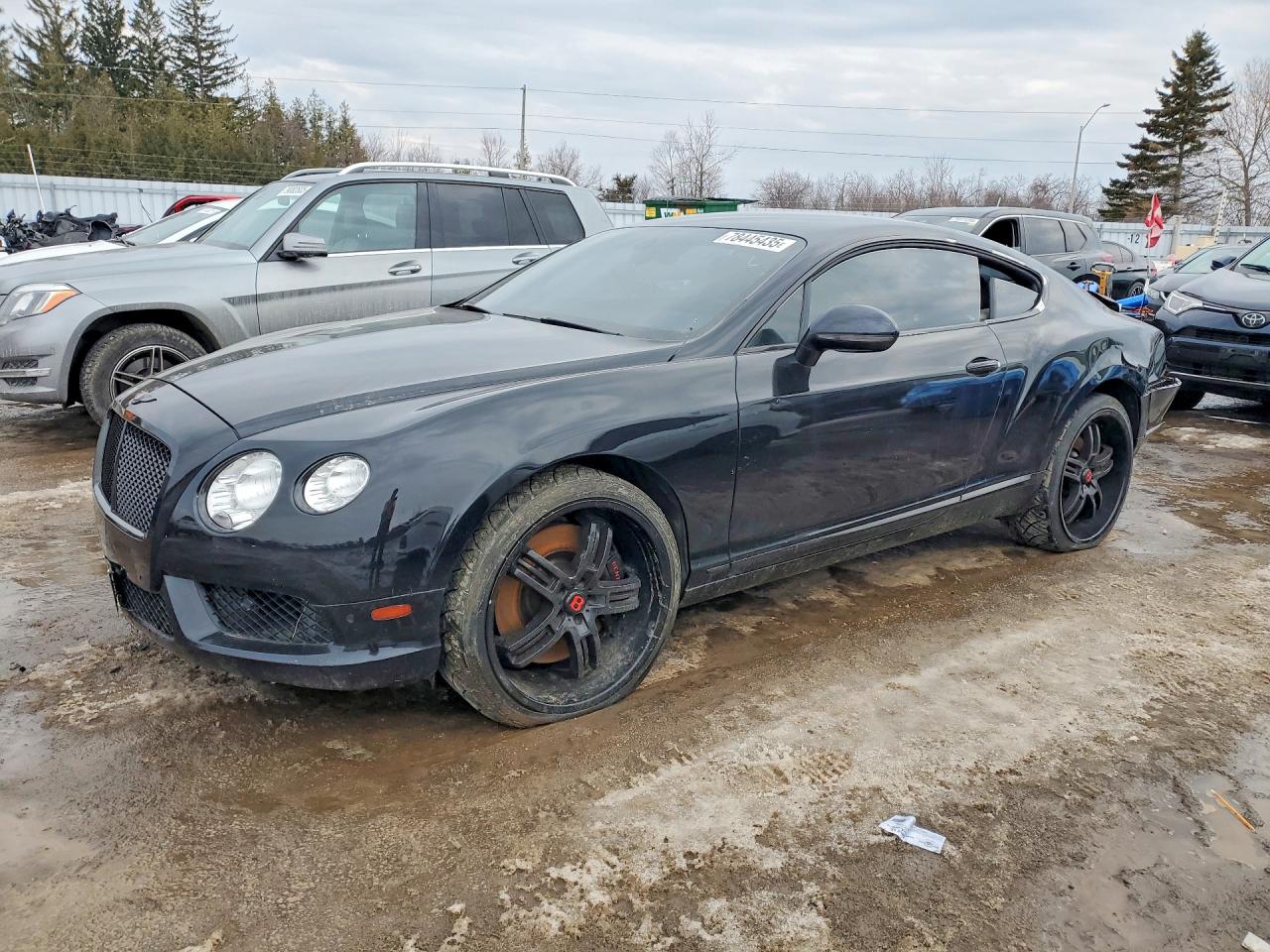 2013 Bentley Continental GT, VIN SCBFT7ZA4DC079704 — Rear end