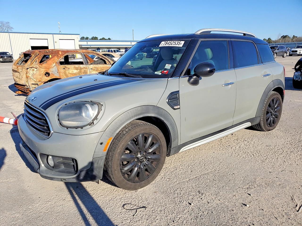2018 MINI Countryman Cooper, VIN WMZYS7C34J3E07981 — Engine fire