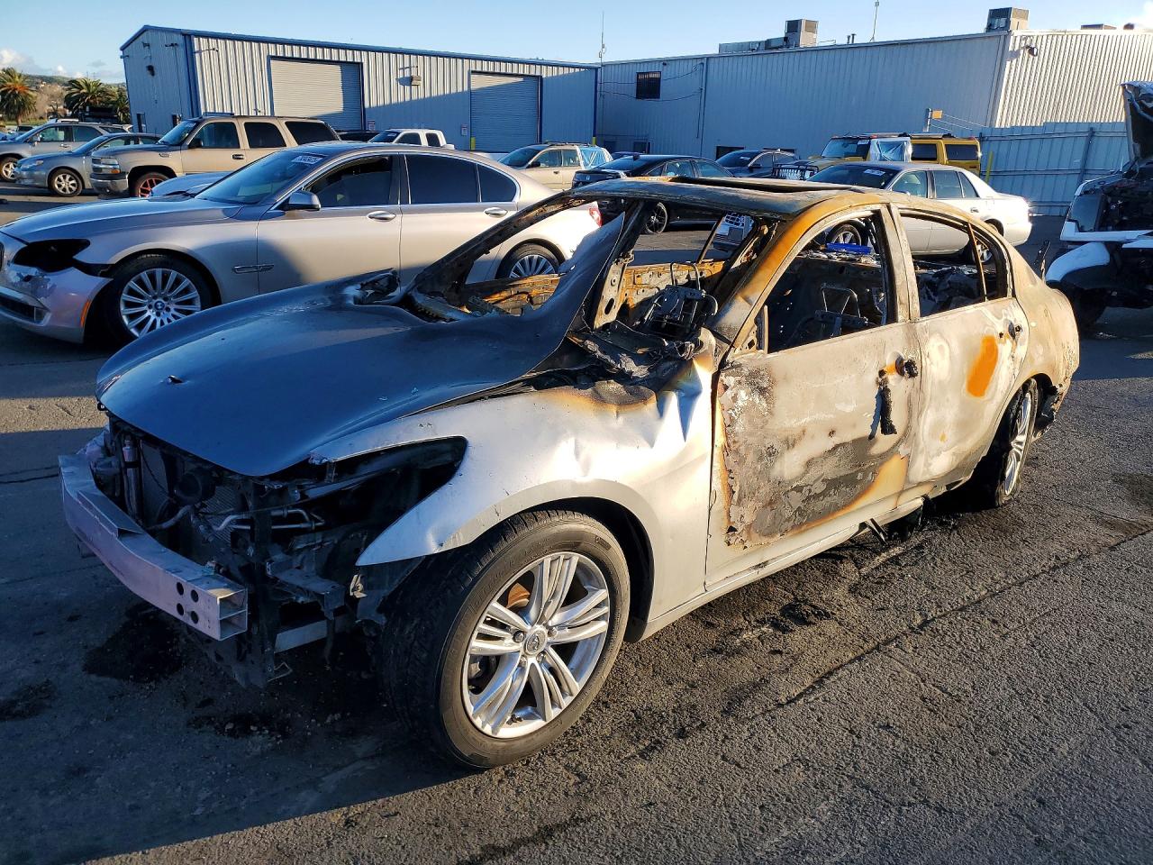 2011 Infiniti G25 Journey, VIN JN1DV6AP4BM602626 — Burn