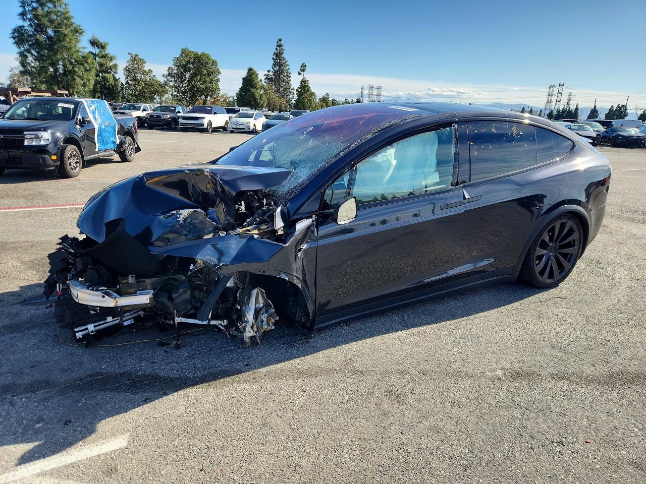 2025 Tesla Model X, VIN 7SAXCAE55SF466112 — All over