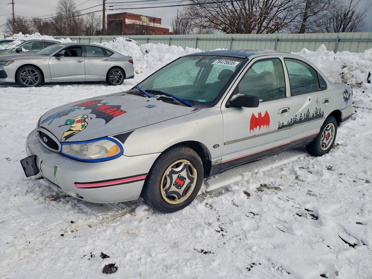 2000 Ford Contour SE Fleet, VIN 1FAFP66L3YK121590 — Side