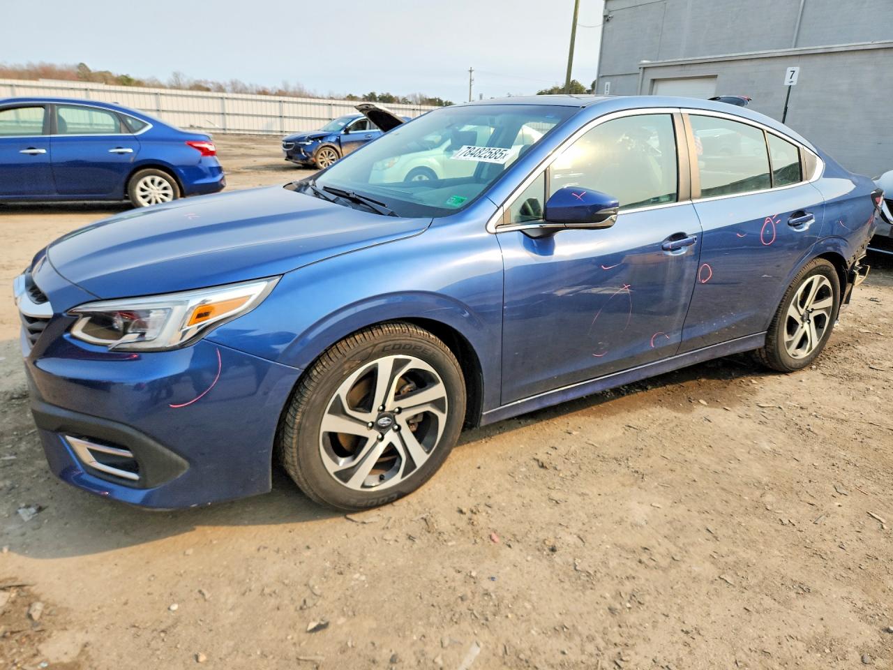 2022 Subaru Legacy Limited, VIN 4S3BWAN61N3005062 — Stripped