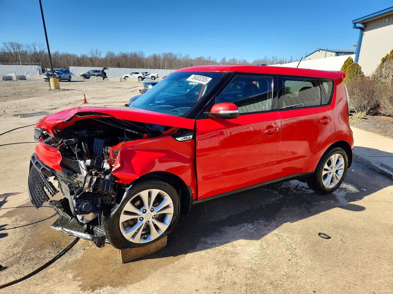 2014 Kia Soul +, VIN KNDJP3A50E7714950 — Front end