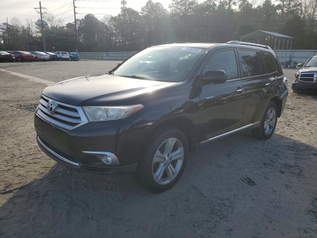 2013 Toyota Highlander Limited, VIN 5TDYK3EH1DS116596 — Rear end